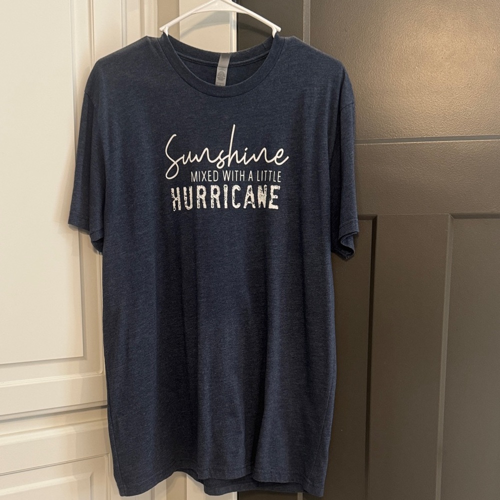 Next Level Apparel Dark Blue Graphic Tee
